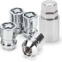 Wheel Lock Lug Nut Set M12 x 1.5 Anti Theft Fit Honda Accord Civic CRV Odyssey Acura Hyundai Accent Kia Lexus Mazda Toyota 4runner Camry FJ Cruiser Tacoma Chrysler Volvo & More Replace 24157