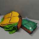 Rubies Men's Teenage Mutant Ninja Turtles Deluxe Leonardo Costume Jumpsuit, Shell, and Eye-mask (Large)