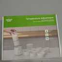 Portable Bottle Warmer On The Go, Includes 9 Brand Adapters, Fast Heating with Precise Temperature Control, Detachable & Leak-Proof Design, Baby Bottle Warmer for Travel - Blue