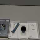 Fitbit Versa 4 Fitness Smartwatch with Daily Readiness, GPS, 24/7 Heart Rate, 40+ Exercise Modes, Sleep Tracking and more, Waterfall Blue/Platinum, One Size (S & L Bands Included)