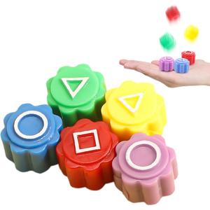 Gonggi Korean Game Tossing Game Set Stone Catching Traditional Folk Play Set Jebi chagi Gong-gi Biseokchigi Paeng-y DDAKJI Family Travel Party Gifts for Children (5 pcs)