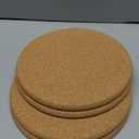 8 Inch Cork Plant Coasters, 4 Pcs Double Layers Thickened Cork Plant Mats, Cork Coasters for Plants, Cork Mats for Plant, Plant Coasters for House Plants