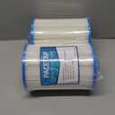 PACETAP 1 1/2" SAE Thread Screw in Spa Hot Tub Filter Replacement 2 Pack Compatible with Pleatco PWW50P3, for Unicel 6CH-940, for Filbur FC-0359, for Waterways 817-0050, for Viking spa Filter (Standard White)