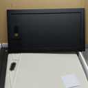 HITNET Tilt Out Laundry Hamper, Bamboo Laundry Cabinet with Pull Out Removable Bag, 20 Gal Clothes Basket with Metal Handle for Bathroom Kitchen, Black