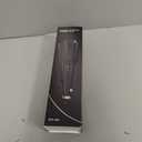 BEAUXMILE Hair Straightener Brush, Hair Straightening Iron with Dense Bristles, Ceramic Flat Iron Comb for Woman, Fast Heating, Dual Voltage, 30+ Temps, for All Hair Types, Black