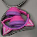 LOBKIN Active Noise Cancelling Headphones for Kids,Bluetooth 5.4,Kids Headphones Wireless with Mic 50H Playtime AUX Cord Safe Volume Limited Foldable for Boy Girl Travel/School/iPad(with LED Lights)