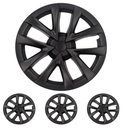 Tesla Model 3 Wheel Cover,Hubcaps 18 inch,Matte Black ABS Symmetry Design Compatible with Tesla Model 3 2017-2023 18“ Aero Wheel