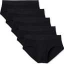 Amazon Essentials Men's Super Soft Modal Brief, Pack of 5 (X-Large, Black)