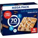 Fiber One 70 Calorie Soft Baked Bars, Cinnamon Coffee Cake, Mega Pack, 18 Ct, 16 oz (EXP 03/04/27)