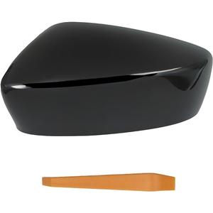 Right Passenger Side Mirror Cover Cap Compatible with Mazda CX-5 2017-2023 (2nd Gen KF) | Jet Black Mica (Color Code: 41W) | Direct Replacement Door Wing Mirror Housing -NOT for 2016.5 Old Body