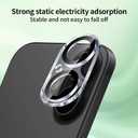 BLEUM CADE 3 Pack Camera Lens Protector for iPhone 16 Plus, Full Coverage, Anti-Scratch, 9H Hardness Tempered Glass
