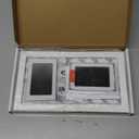 Baby Handprint and Footprint Kit, 10-Year Clean Touch Ink Pad, Skin-Safe Non-Toxic Mess-Free, Newborn 0-6 Months Memory Keepsake Frame,Nursery Decor & Baby Gift (White)