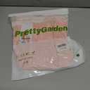 PRETTYGARDEN Women's Lace Long Sleeve Button Down Blouse (Pink, S)