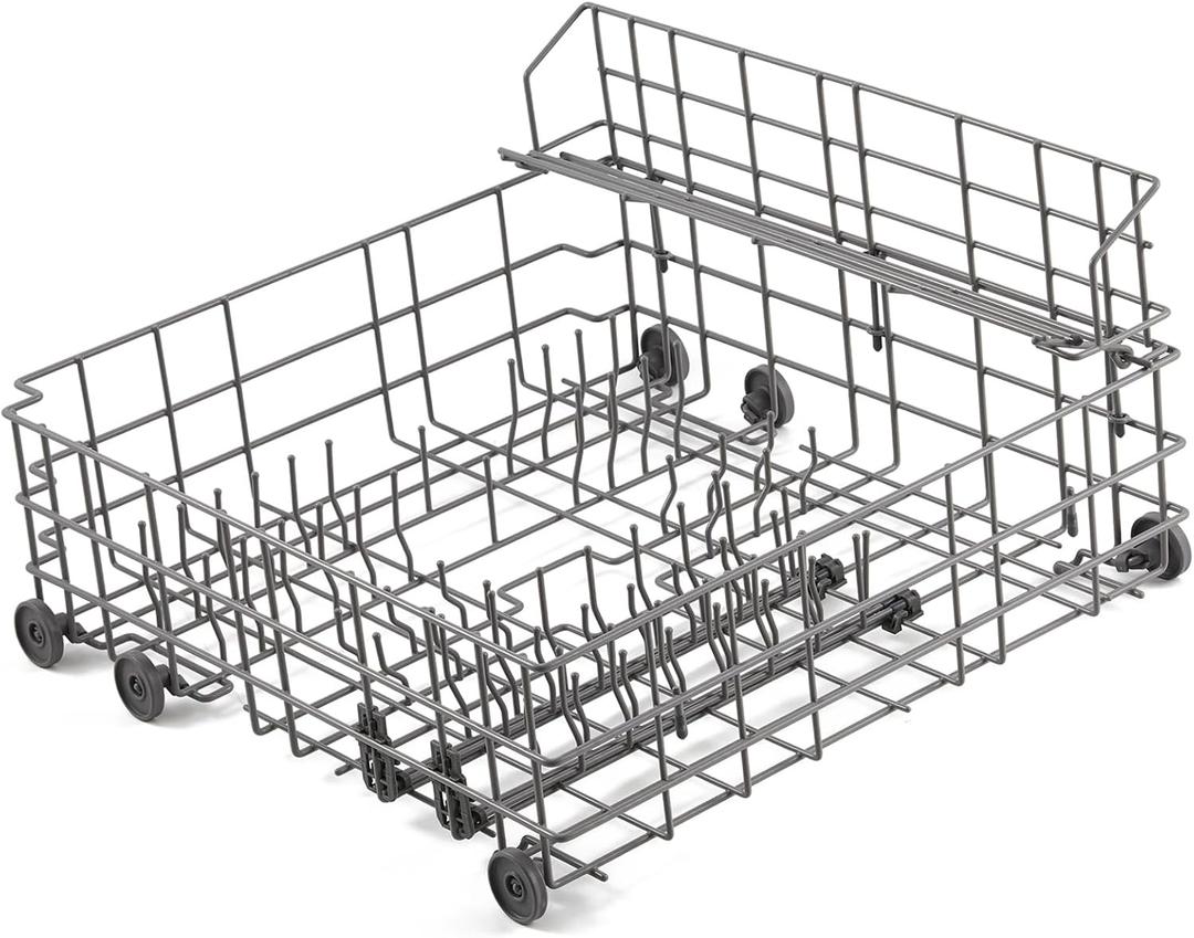 Allstare W10139223 Dishwasher Lower Rack Replacement for Whirlpool Maytag Jenn-Air Dishwasher Parts with 902990 Lower Shelf MDBD820AWW MDB7100AWQ Lower Dishrack Assembly Wheels Dishwasher Bottom Rack