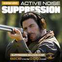 M300A Ear Protection For Gun Range - Shooting Ear Muffs with Ergonomic Gel Cushions, IPX5 Waterproof Gear (Brown)