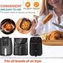 Air Fryer Liners Disposable for Instant Pot Vortex Plus 6QT XL Air Fryer, Instant Pot 6 QT Air Fryer Liners, 200Pcs Parchment Paper Liners for 6-8qt Air Fryer