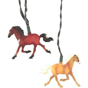 Kurt Adler 10 Running Horse Indoor/Outdoor Light Set