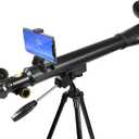 National Geographic 50mm Astronomical Refractor Telescope with Fully Coated Optics Adjustable Tripod and Astronomy App for Young Astronomers and Adult Sky Watchers 