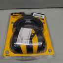 DEWALT DPG15 Hearing Protection Earmuffs with AM/FM Radio, LCD Display, 8 Presets, 3.5mm Aux, NRR 25dB, One Size