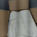 6-Pack Ivory Tablecloths for Rectangle Tables, 60 x 102 Inches, Stain-Resistant Polyester Fabric for 6 Foot Tables - Washable Table Covers for Weddings, Banquets, Birthday, Parties, Events
