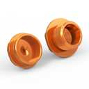 NICECNC Front Wheel Spindle Nut Screws Kit,M24x1.5 Aluminum Replacement Compatible with KTM 125-450 XC/XCF/SX/SXF 2003-14 125-530 XCW/XCFW/EXC/EXCF 2003-15,Compatible with Husqvarna 125-501 FE/TE 2015