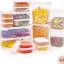 ECO-TOGO Plastic Food Storage Containers with Lids (34-Pack)