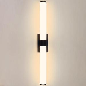 Kalium 33in Modern Wall Sconces, Dimmable Bathroom Vanity Lights, 3000K Warm White LED Indoor Sconces Lighting for Bathroom, Stairs, Living Room, Bedroom. Hardwired.