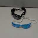 ZIONOR Swim Goggles, G1 SE Swimming Goggles Anti-Fog for Adult Men Women (One Size, A0-clear Lens Black White Frame)