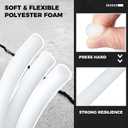 MotiMind 1 Inch x 100 ft Foam Backer Rod for Gaps Joints Concrete Crack Filler Caulk Saver Bulk Foam Backing Rod Concrete Filler Rope for Weather Stripping Door Seal (White)