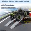 LIEKUMM 66" ATV Ramps 2-Pack, 880 lbs Heavy Duty Loading Ramps for Pickup Trucks, Folding Truck Ramps for Trailer & Lawn Mower