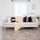 22 x22 Navy Blue Decorative Throw Pillow Covers Farmhouse Accent Pillowcase for Sofa Couch Car Bedroom Living Room Modern Faux Leather Cushion Cover,Navy Blue