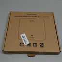 Digital Bathroom Scale for Body Weight: High-Precision 4-Sensor Accuracy, LED Display, 400lb/180kg Capacity, Safe Rounded Corners, Batteries Included