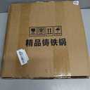 11-Inch Cast Iron Griddle Pan with Dual Handles, Pre-Seasoned Round Griddle for Stove Top, Oven, Grill, and Campfire, Heavy-Duty One-Piece tortilla pan for Pancakes, Crepes, and grilling meats