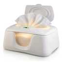 GOGO Pure Wet Wipe Warmer | Dispenser for Baby, Make Up, Adult Care - Auto Off Lights for Nighttime Changes, Dual Heat for Comfort, Top Heating, Moisture Lock Silicone and Large Capacity- 