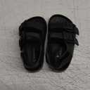 Boys Girls Double Buckle Sandals Children's Adjustable Back Strap Water Sandal
4