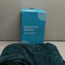 Kivik Cooling Weighted Blanket for Adults, 15 lbs Breathable Minky Dot Heavy Throw Blankets, Ultra Soft Weighted Comforter, Machine Washable, 60"x80" Queen, Dark Green