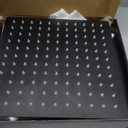 NearMoon Rain Shower Head, High Flow Stainless Steel Square Rainfall Shower, High Pressure Design, Awesome Shower Experience Even At Low Water Flow (10 Inch, Matte Black)