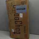 ChooChoo Side Table Living Room, Narrow End Table with Drawer and Shelf, 3-Tier Sofa End Table for Small Space, Black