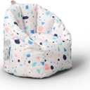 Big Joe Milano Kid's Bean Bag Chair, Dolce Terazzo Lenox, 2ft Small