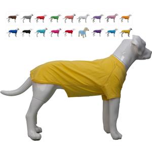 Lovelonglong Bulldog Clothes Dog Clothing Blank T-Shirt Tee Shirts for French Bulldog English Bulldog American Pit Bull Pugs 100% Cotton Skin Care Yellow B-M