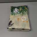 2 x Merry Christmas Banner 118x20 Inch Snowman Poinsettia Holiday Backdrop Festive Decorations for Home and Party Supplies Create a Joyful and Cheerful Holiday Atmosphere with this Wall Sign