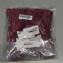 decorUhome Chenille Burgundy Spring Throw Pillow Covers 16x16 Inch Set of 2, Decorative Soft Couch Pillow Covers Solid Dyed Accent Farmhouse Neutral Square Pillow Cases for Sofa (Rhododendron)