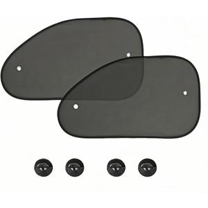 2 Packs 2025 New Car Window Shades for Side Window, Window Shade for Baby in Car with Suction Cups to Block UPF 50+ for Kids & Pets, 21'' x 14'' Universal Fit Most of Cars