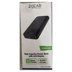 ZGEAR High Capacity Power Bank with LCD Display