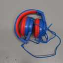 iClever Kids Headphones for School Travel, Safe Volume Limited, HD Mic Stereo Sound Over-Ear Girls Boys Headphones for Kid, FunShare Foldable 3.5mm Wired for iPad Computer, HS19 (Blue)