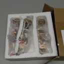 3 Pcs Gingerbread Nutcracker Figures Christmas Resin Nutcracker Figurines Holding Christmas Cookies, Gingerbread Men and Candy, Soldier Xmas Centerpieces Decor for Winter Table Party Favors