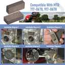 790006 799021 799021A Brake Puck/Brake Pad, Compatible With Craftsman/Poulan/Husqvarna 790006, 799021, 120961X, 532120961, for MTD 917-0678, 717-0678 (4 Pack)
