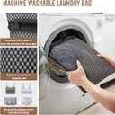 Veken 10 Set/8 Set Packing Cubes for Travel Essentials, Suitcase Organizer Bags in 4 Sizes, Carry-On Luggage Accessories with Laundry & Toiletry Bag, Airplane Must-Have, Road Trip & Camp Gifts for Men (Black)