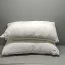 Sasttie King Size Pillows Set of 2, Hotel Collection Bed Pillows for Side, Back, and Stomach Sleepers - Down Alternative Plump Filling - White, 2 Pack, King, 20x36 Inches
