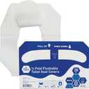 MED PRIDE Disposable Toilet Seat Covers,Flushable,Septic Safe,250 Count